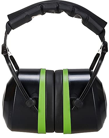 Portwest Top Ear Muff, Color:Black,Size:One Size,PS44BKR