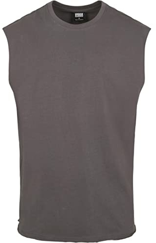 URBAN CLASSICS Canotta Uomo Oversize, Canottiera con Maniche dallo Stile non Rifinito per Allenamento, Palestra, Tank Top Sportivo, Taglie S - XXL