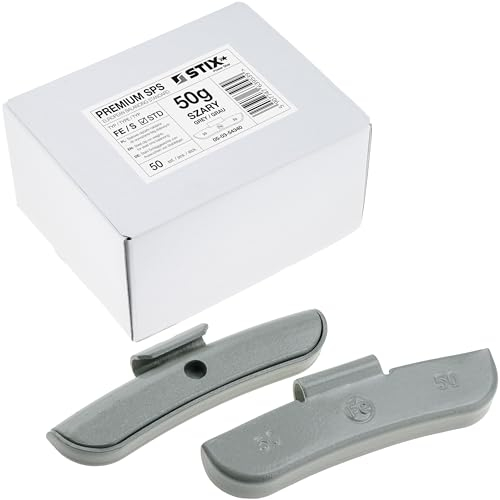 Stix 50 Masses d’équilibrage 50g en Acier FE/S pour Jantes Acier