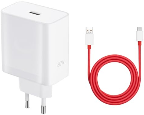 80W SuperVOOC Ladegerät USB-C Kabel – Superschnellladeadapter für OnePlus 15 15R 13 13R 12 11 9 8 Nord Serie 5, CE5, 4, 3