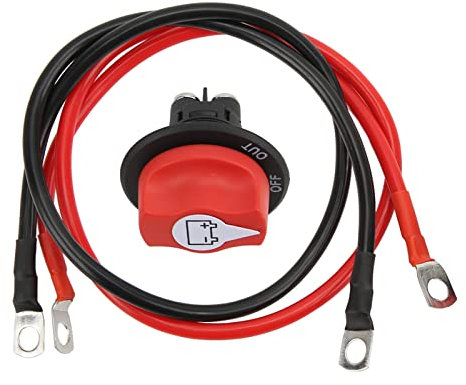 Akozón Interruptor Selector de Aislador de Batería Universal, Corte Maestro a Prueba de Agua para Motocicleta y Barco Marino