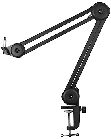 Kliplinc 1 set di microfono pieghevole da desktop in metallo con snodo integrato pieghevole, B