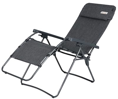 Bel-Sol Relaxliege Emilia anthrazit, bis 110 kg belastbar