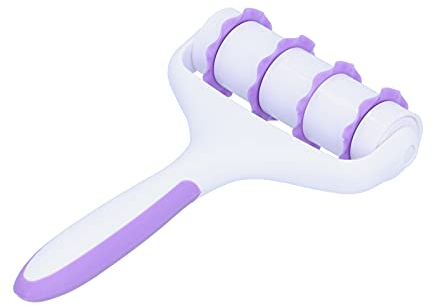 Taglierina per fondente, taglierina per nastro con 3 diversi ingranaggi set di goffratori, taglierina per fondente a rullo per pasticceria Taglierina a rullo per reticolo per pasta