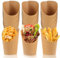 60 Stück Pommes Tüten Kraftpapier 12oz Bubble Waffel Tüten Wrapbecher PommestüTen Candybar Snack Becher Eisbecher Pappe Charcuterie Cup Wraps Tüten Pommes Waffeln Snacktüten für Alle Arten Von Partys