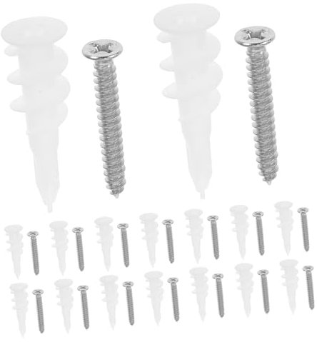 ROMISBABA 50ensembles à Expansion Et Vis Pour Cloisons Sèches Kit De Fixation Pour Décoratifs Et Accessoires Muraux Installation Facile Et Solide