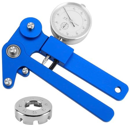 Gorise Misuratore di tensione dei raggi delle ruote delle biciclette, indicatore di alta precisione in lega di alluminio, misuratore di tensione dei raggi della bicicletta con