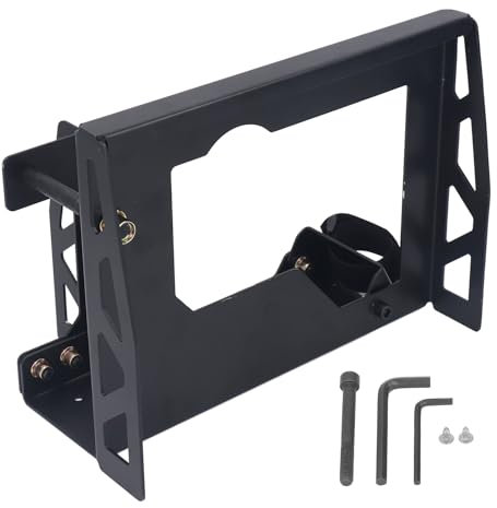 Heavy-Duty Flip Over Planer Stand, Universal Electric Planer Holder Bracket with Steel Plate Shelf for Inverted Mounting, Stable & Portable Workbench Solution for Woodworking DIY and Home Workshop