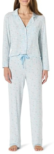 Amazon Essentials x Sofia Grainge Set Pigiama Donna, Blu Chiaro Oche, M