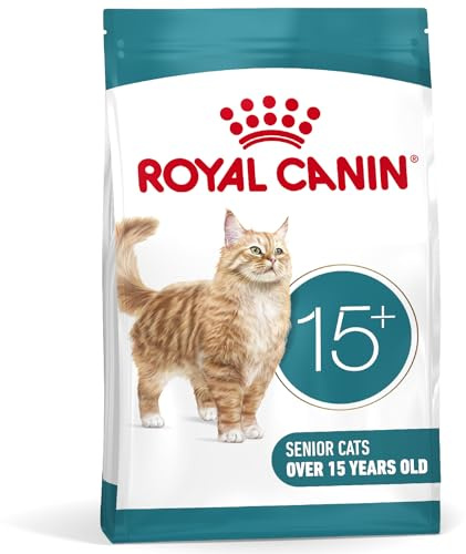 ROYAL CANIN AGEING 15+ | 4 kg | Alimento secco per gatti senior a partire da 15 anni | Formula con il complesso HealthyAge7™ | Contiene crocchette facili da masticare