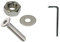 AHC 5mm Countersunk Bolts M5 x 45mm (Including Head) A2 Stainless Steel Socket/Allen Head Csk Bolt/Screws (10 Pack) Free Washers Nuts and Hex Key