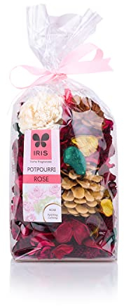 IRIS Potpourri - Fragranza alla Rosa, 140 g