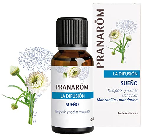 Pranarôm - Sinergia per Diffusione - Sonno Miscela di Oli Essenziali - Profumazioni Rilassanti - Camomilla e Mandarino Bio - 30 ml