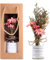 XiXiRan Ramo de Flores Secas con Jarron, Flores Secas Naturales Decoracion, Ramo de Flores Secas Naturales, Flores Secas Decoración para Florero, San Valentín/Cumpleaños/Aniversario/Margarita