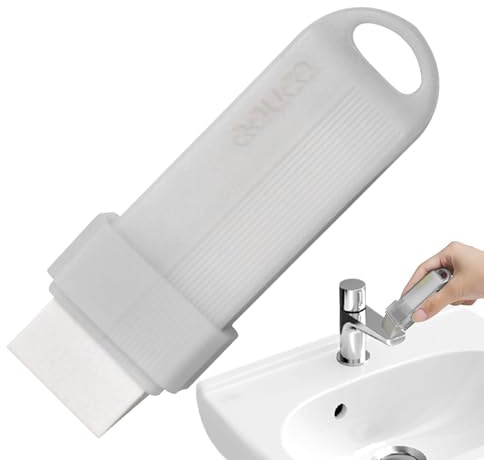 Limescale Eraser - Stainless Steel Rust Eraser, Ergonomic Grip Stain Eraser | Pumice Stone Rod Cleaner with Handle, Strong Rust Remover, Sanitizing Artifact Eraser for Bathroom Glass