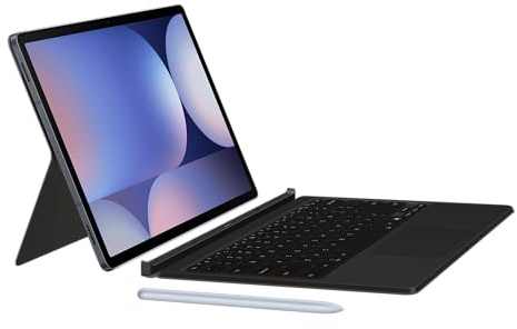 Samsung Galaxy Tab Book Cover Keyboard Ai Key for Galaxy Tab S10 Ultra & S9 Ultra, Detachable Platform, PC-Like Experience, Wireless Keyboard Sharing, International Version, Black