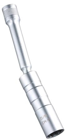 Gudalea Chiave a Bussola, Chiave con Snodo per Candele 5/8, Chiave Candele Auto, Candela Strumento di Rimozione, Strumento per la Rimozione della Candela a 12 Angoli 3/8