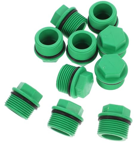 BESPORTBLE 10piezas Tapones De Manguera De Jardín Reemplazables Tapón De Extremo De Manguera para Conector Exterior De Tubería De Agua