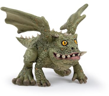 Papo - Figura Drago Rospo per Bambini dai 3 Anni+ - Giocattolo Educativo - Creatura Magica e Fantastica Ultra Realistica - Dipinta a Mano - Univers Enchanted World - 39210