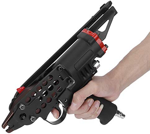 RASTKY C-Ring Nailer Air Stapler Gun for Birdcage Making, Ergonomically Designed Handle, Compressed Air Power Source