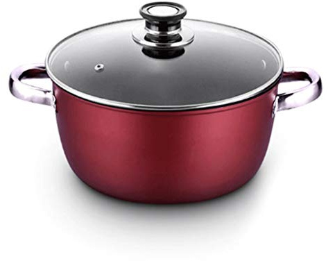 WERTGHJ Soup Pot Non-stick Thick Stew Cook Noodles Hot Milk Porridge Gas Cooker Induction