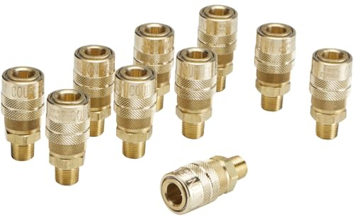 Milton (716) 1/4 Male NPT M Style (Industrial) Air fitting Quick Connect Coupler - Box of 10