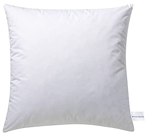 Billerbeck Kopfkissen Kuschelkissen D/F - Kissen in 40 x 40 cm – weiches Kuschelkissen – 50% Daunen, 50% Federn – mit Tragetasche