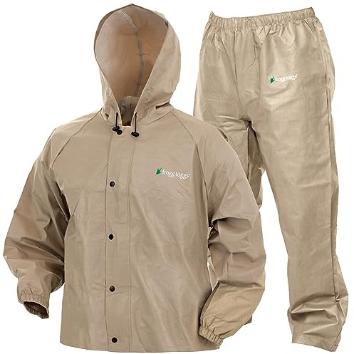FROGG TOGGS Pro Lite Rain Suit, Waterproof, Breathable, Dependable Wet Weather Protection Combinaison Pro Lite pour Homme Mixte (Lot de 1)