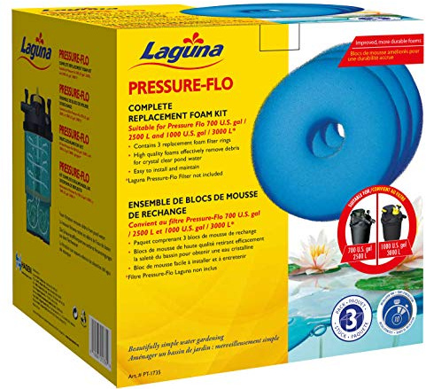 Laguna Lot de 3 mousses filtrantes de Rechange pour filtres de Bassin Pressure Flo et Clear Flo 3000/6000 et Pressure Flo 2500/5000