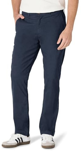 Amazon Essentials Pantalon Chino Extensible et Confortable Lavé à Coupe Athlétique Homme