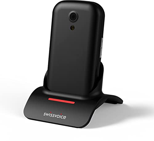 Swissvoice S24 2G Senioren-Klapp-Handy SOS Taste Schwarz