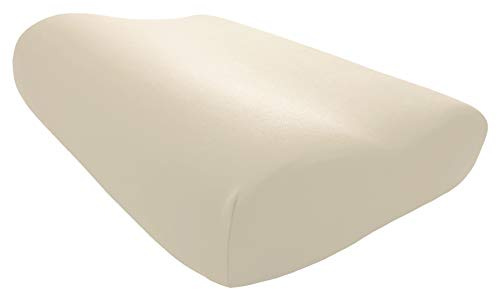 Edda Lux Federa adatta al Tempur Original cuscino S, M, L e XL, 50 x 31 cm, in morbido jersey di 100% cotone per guanciali da collo, Bianco Naturale