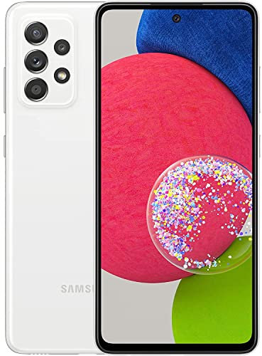 Samsung Galaxy A52s 5G Smartphone Dual SIM Android Mobile Phone 6 GB RAM 128 GB Memory Awesome White (UK Version)
