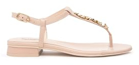 Nero Giardini E513271D Sandali Donna in Pelle - Cipria 39 EU