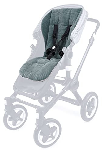 Liebes von priebes Sitzauflage Konrad für Kinderwagen und Buggy | Sitzeinlage beidseitig verwendbar & waschbar | Buggy Sitzauflage Schonbezug | Universal Wendeauflage 100% Baumwolle