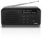 Pinci DAB Radio, DAB+ FM Radio, Portable Digital Radios with USB Rechargeable 15 Hours Playback, 40 Preset Stations,Headphone Jack,LCD Display For living room, study, kitchen, garden, travel