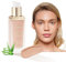 Oulac Foundation Make Up, Flüssige Foundation mit Aloe Vera, Foundation mit hoher Deckkraft, Wasserfest und Langanhaltend, Gesichts Foundation 30ml, Farbton: 05 Nude