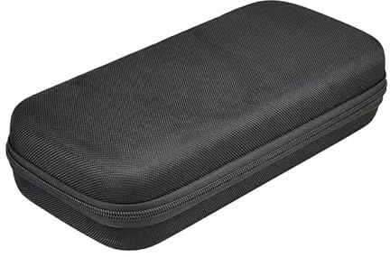 SAMTN Two Microphone Case, Dual Mic Bag, Hard EVA Case for Handheld Microphone, Microphone Hard Carrying Travel Case