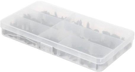 COSMEVIVI 210pezzi Kit Assortimento Di Viti Autofilettanti Carbonio Con Testa Croce e Rondelle Per Installazione Di Accessori Da Bagno e Cucina Resistente Alla e Facile Da Usare