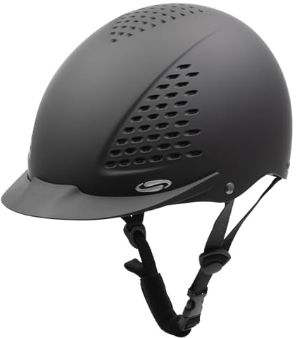 SWING H23 Classic - Casco de equitación (51-54 cm), color negro mate