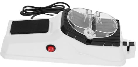 COLLBATH Affilacoltelli Elettrico Da Banco Multifunzionale Per Cucina Strumento Ergonomico e Veloce Per Affilare Coltelli Chef Forbici e Utensili Design Intuitivo e Materiali Di Qualità