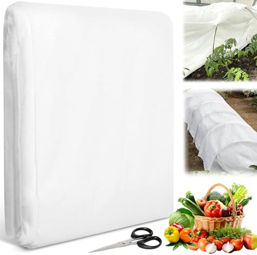 Jeinbuil vinterfleece för växter frostskydd 1,5 x 10 m, fleece växtskydd vinter