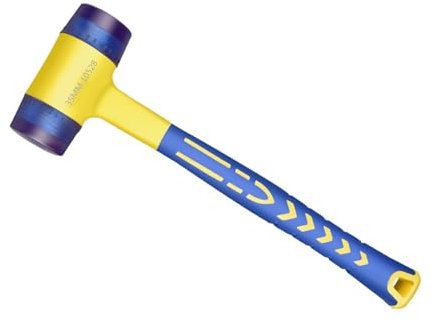 Martillo de goma doble cabeza multifuncional doble cara martillo blando plástico recubierto herramienta manual instalación