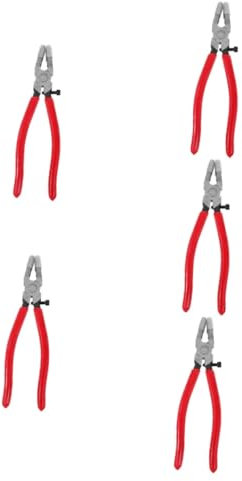 PRETYZOOM 5 Pièces Pince à Verre Incurvée de Outil de Découpe pour Mosaïques Verre Coupe Net pour Vitrail Fusion