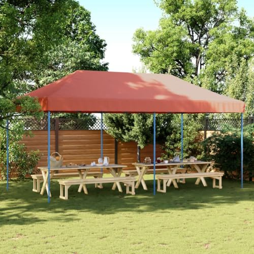 Vikbart festtält pop-up terrakotta 580 x 292 x 315 cm