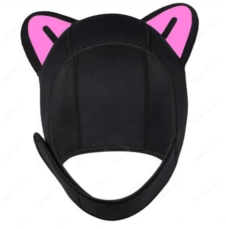kesurpae Cappuccio da Sub in Neoprene con Cinturino sotto Il Mento, Attrezzatura Essenziale per Immersioni subacquee, Kayak, Surf e Divertimento per Bambini.