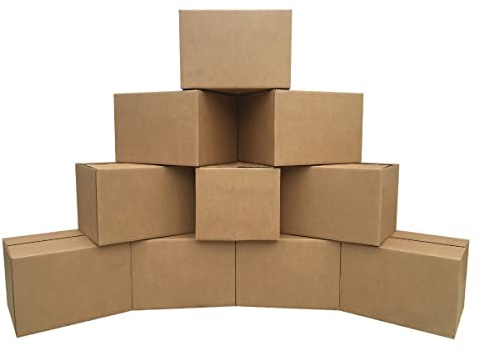 UBMOVE Moving Boxes Medium 18x14x12-Inches (Pack of 10), Cardboard Boxes For Storage, Mailing & Shipping