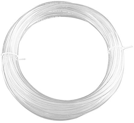 Joywayus 12mm x 8mm Pneumatic Tubing Air Compressor Tubing PU Pipe Polyurethane Hose Tube Fluid Gas Transfer 16.4ft 5 Meter Clear