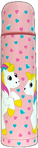Pylônes, Bouteille Thermos Isotherme - Mini Keep Cool Licorne Rose