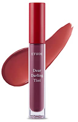 Etude House Dear Darling Water Gel Tint (#PK003 Sweet Potato Red)(21AD) | Long-lasting Effect up with Fruity, Juicy, Moist, and Vivid coloring
